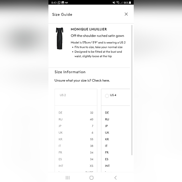 MONIQUE LHUILLIER - Off-the-Shoulder Gown - Picture 5 of 5